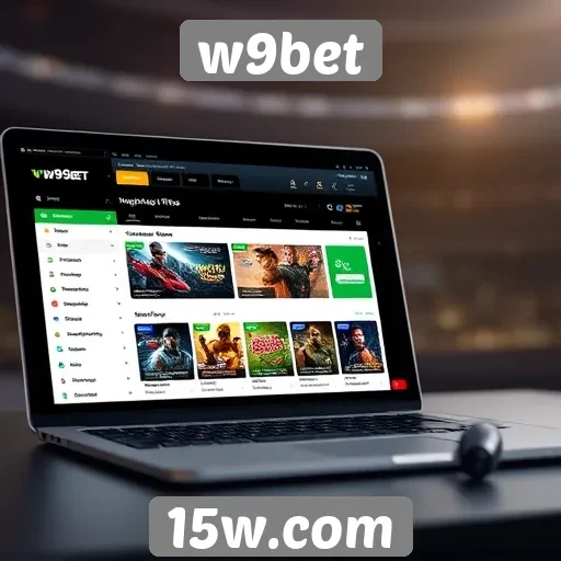 Facilidade de navegação e interface do w9bet