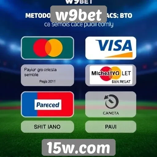 Métodos de pagamento aceitos no w9bet